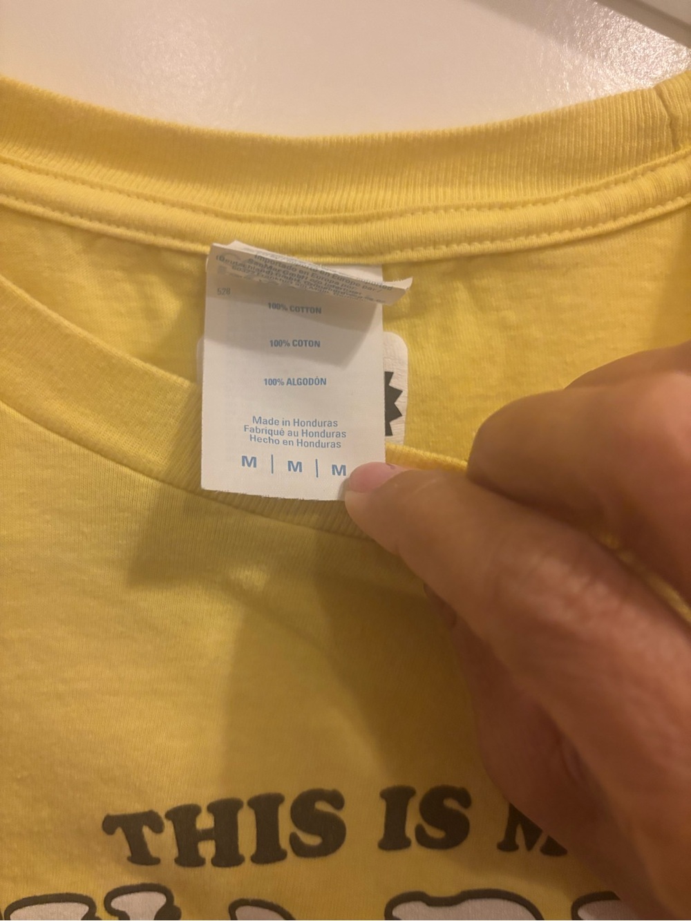 Official Nintendo Yellow Graphic Tee Wario Sz M - Picture 3 of 6